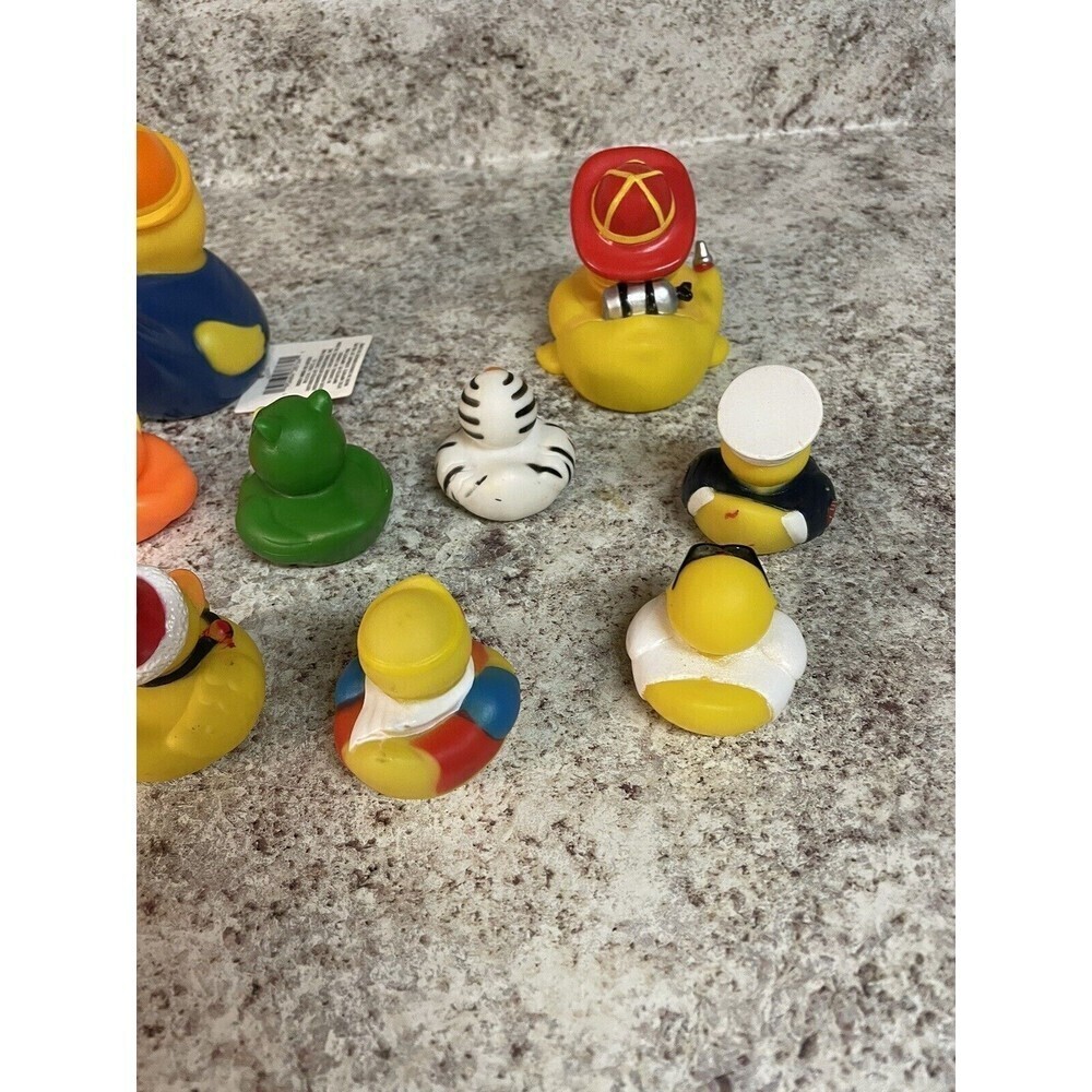 Rubber Ducks 10 Duckies for Jeep Ducking Chicago Firefighter Construction Worker - Picture 10 of 15